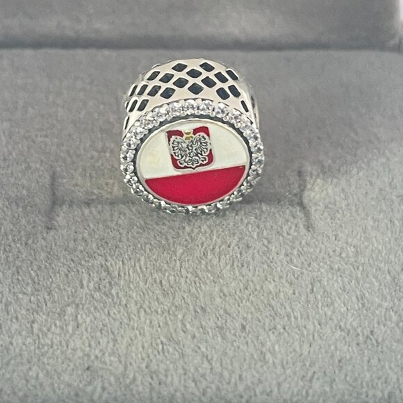 Pandora Poland Flag Exclusive Charm - Picture 2 of 5